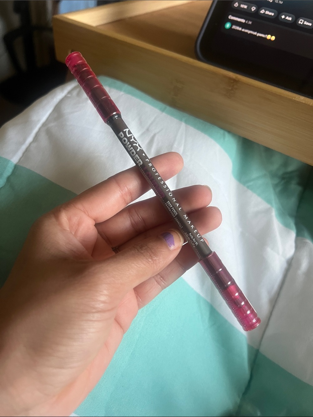 Nyx powder brow Pencil ( Deep brown)